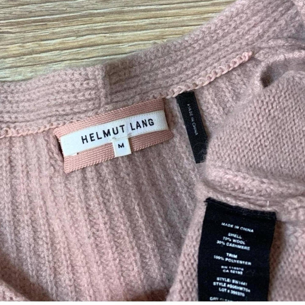 Helmet Lang Ribbed Knit Sweater - Picture 4 of 8